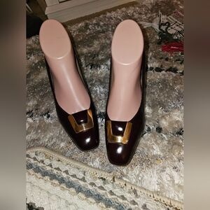 ST. JOHN Gorgeous Brown and Gold Heels 8.5AA